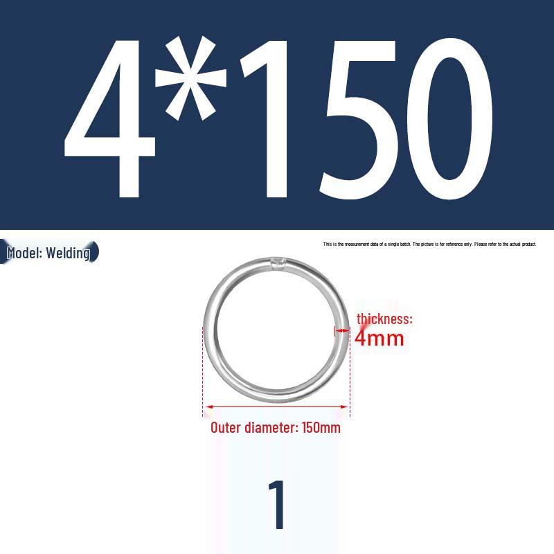 304 Stainless Steel Seamless O-Ring for Lifting and Hammock Yoga Connection