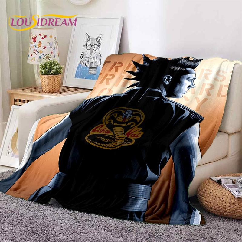 3D Cobra Kai Classics TV Amanda Karate Soft Flannel Blankets,Throw Blanket Comfortable Blanket for Picnic Beds Sofa Home Bedroom