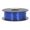 Filamento TPU 1.75mm 1KG Paquete Libre de Atascos Flexible para Consumibles de Impresora 3D FDM Azul Transparente