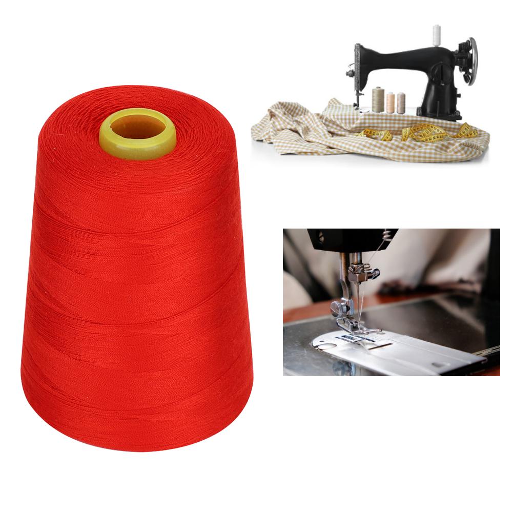 Sewing Machine Thread 8000 Yards High Grade Polyester Household Clothing Accessories(Red )