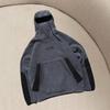 Felpa con cappuccio Unisex Streetwear con stampa Ninja Zip frontale Vestibilità oversize Felpa Estetica scura Moda Urbana