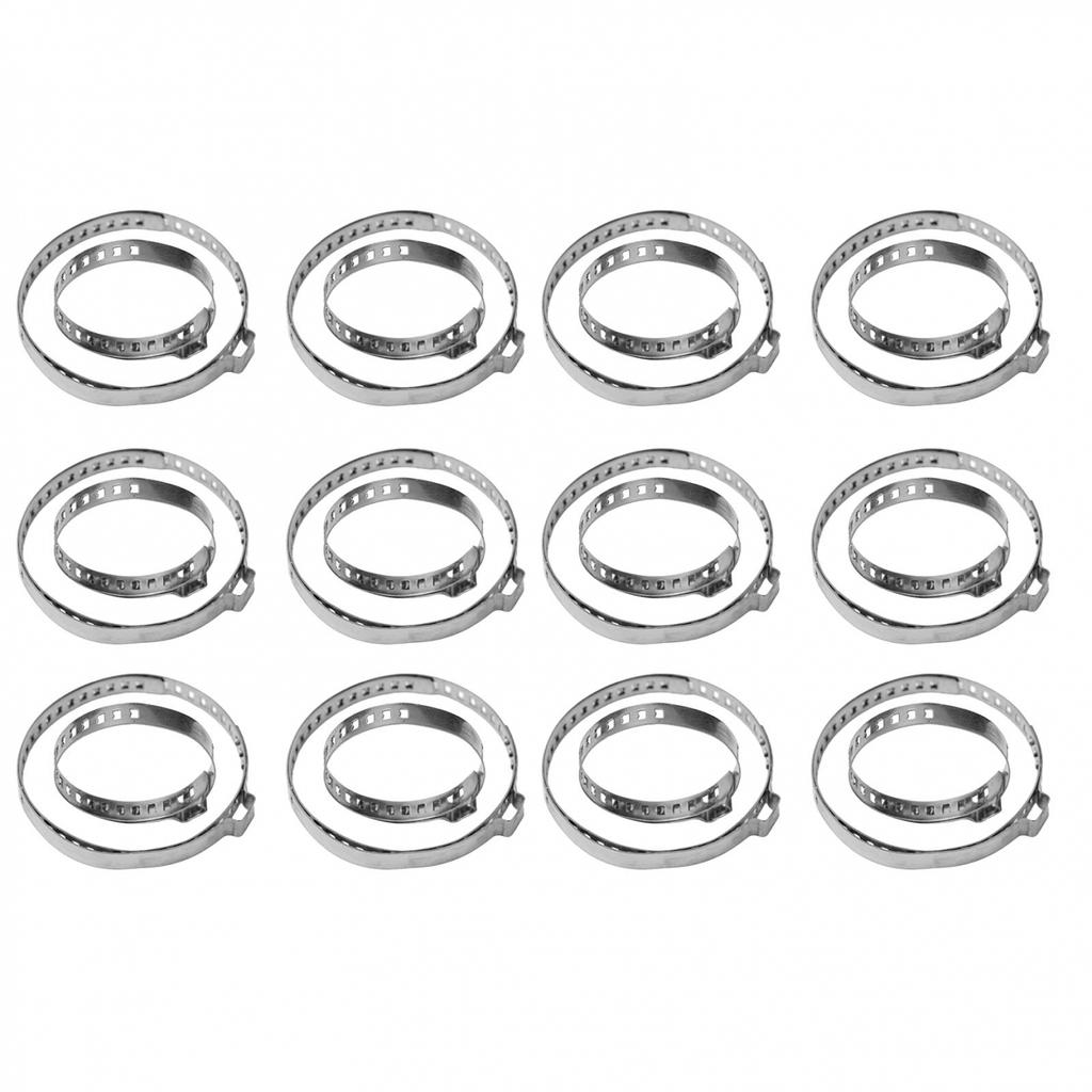 24x Car CV-Boot Clamp Adjustable Stainless-Steel/Drive Shaft Axle Joint Clip Kit