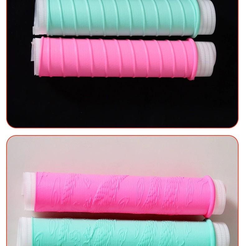 Silicone Samantha Dragon Pattern Fishing Rod Grip & Sweat-Absorbing Tape