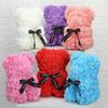 Creative Eternal Flower Rose Bear Rose Bear Hug Bear Wedding Flower Decoration Gift