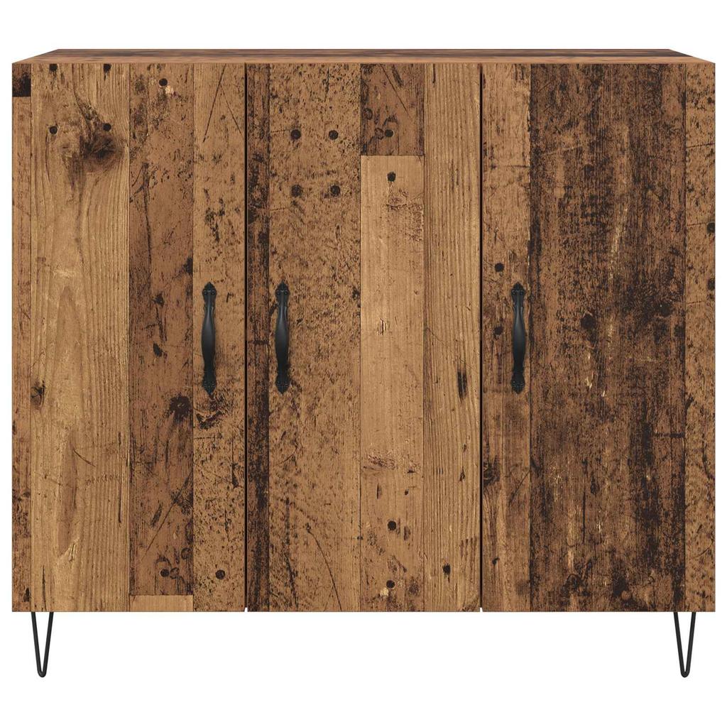 Sideboard Reclaimed Wood 90 x 32.5 x 80 cm Engineered Wood
