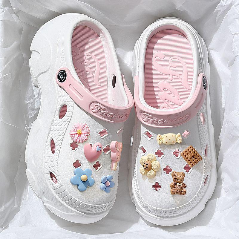 

Women s Closed-Toe Thick-Soled Non-Slip Sandals & Slippers, Summer 2024 Style. Size 40-41 (Inner Length ~24.5cm)