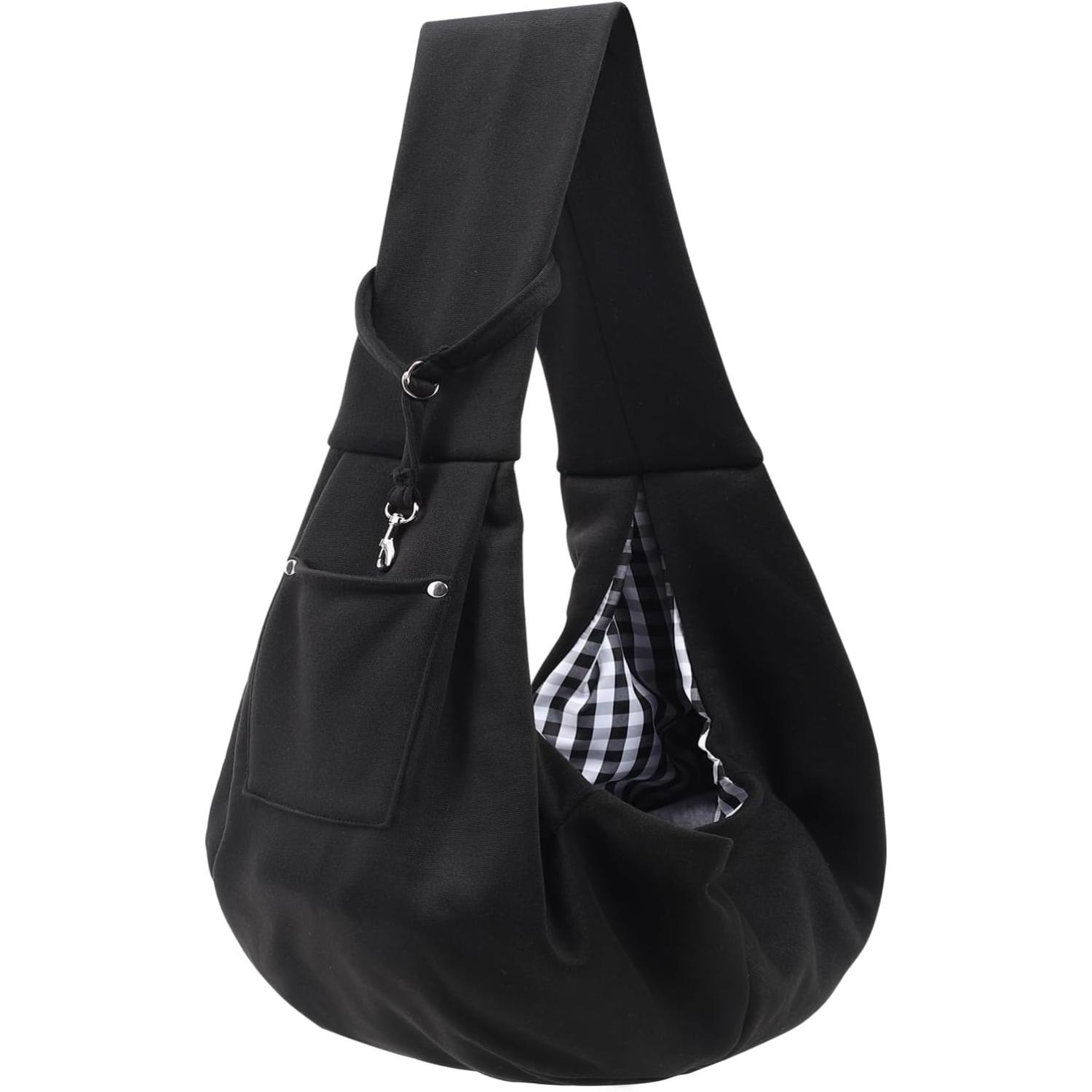 

Новая сумка-слинг для питомца, сумка для кошки, сумка для выгула собаки, портативный рюкзак для питомца, сумка-слинг чёрный