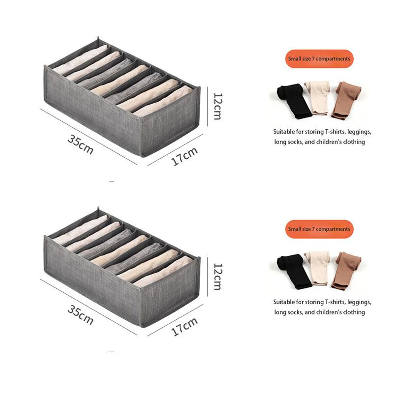 2pcs Clothing Storage Box Pants and Jeans Storage Box Cabinet Clothing Storage Box Underwear Bra Tie T-shirt Socks Storage Box