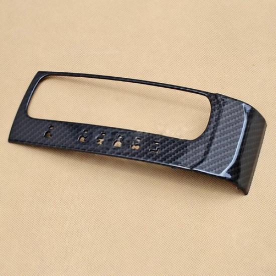 Carbon Fiber Interior Gear Shift Panel Cover Trims For Honda Civic 2016-