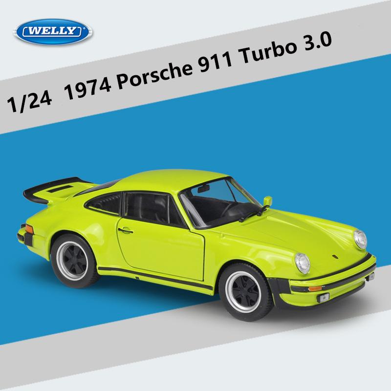 BIEN 1:24 Porsche 911 Turbo 3.0 1974 Alliage Voiture Moulée sous Pression & Véhicules Jouets Modèle de Voiture Modèle Réduit Voiture Jouet Pour Enfants