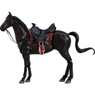 Figma-Pferd ver.2 [schwarzes Hirschhaar] nicht maßstabsgetreue, bemalte, bewegliche Plastikfigur
