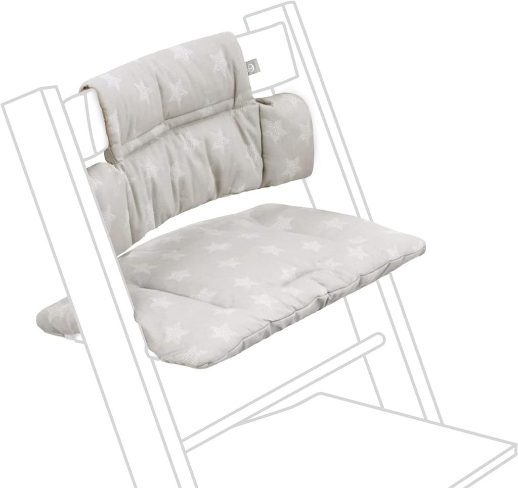 Stokke Tripp Trapp Classic Cushion Accessory, Star Silver, for Highchairs, Dining Rooms, and More. Soft and Comfortable, Product Number: 100370.