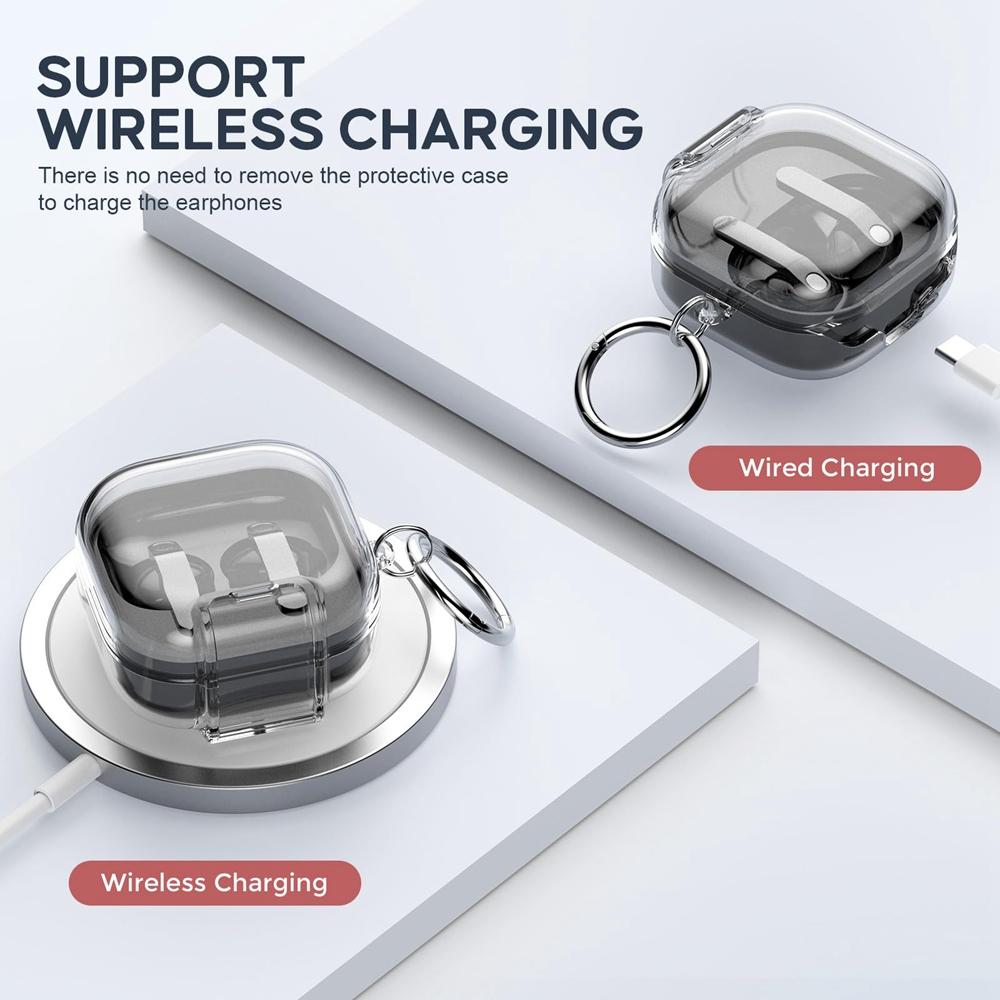 Transparent TPU Bluetooth Earphone Protective Case for Samsung Galaxy Buds 1Pro Clear Secure Switch Lock Cover for Galaxy Buds 1