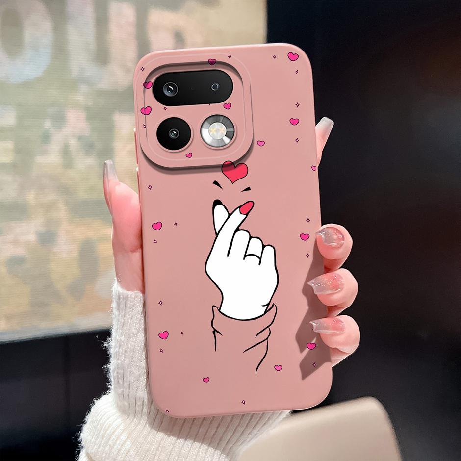 Phone Case For OPPO Realme 16 Pro 16 Pro Plus Love Heart Butterfly Dustproof Minimalist Phone Protector For Realme16Pro+ Capinha