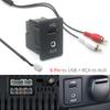 AtoCoto 4 PIN AUX Mini USB Cable Connector Socket for Nissan Teana X-trail Rogue Qashqai Radio CD Navi DA Interface