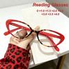 2026 New Fashionable Personalized HD Cat Eye Women's Reading Glasses Ultra Light Neutral High Quality Anti Blue Light Glasses