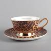 Coffee Cup Saucer High-end Exquisite Nordic Home British Pastoral Fashion Afternoon Tea High Bone China Ceramic Cup Red Tea Cups