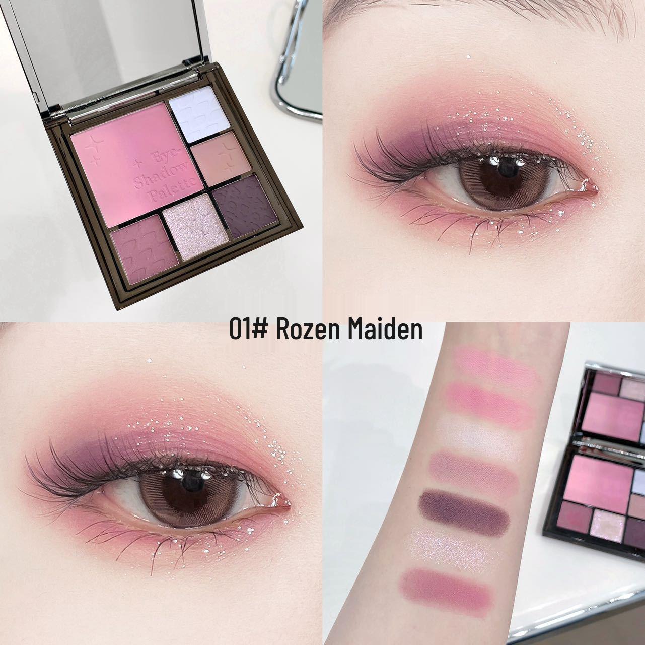 Kakashow Beautiful Eyes First Bloom Multi-functional Eyeshadow Palette: No fallout, pigmented, smooth, beginner-friendly, all-purpose.