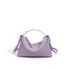 2026 Stylish Korean Genuine Leather Candy Color Handbag: Versatile Fashion Single Shoulder Crossbody Bag