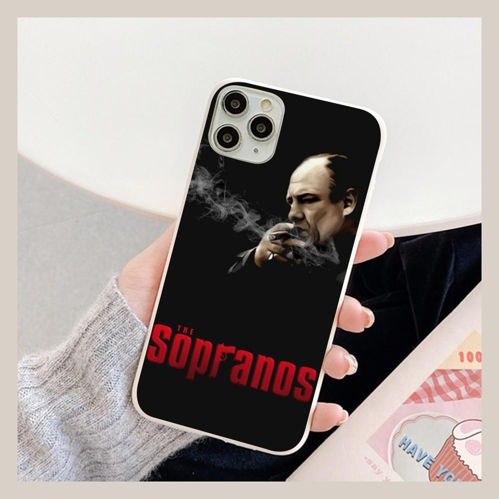 The Sopranos TV Phone Case For IPhone 14 11 12 13 Mini Pro Xs Max 8 7 6 6S Plus X XR Solid Candy Color Case