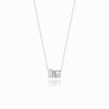 Minigold Grain Glim Silver Necklace Mnm15114