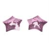 Ladies Sexy Sequined Tassel Star Stick On Pasties Breast Plain Nipple Covers