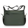 Solid Color Crossbody Bag Men's Large Capacity Shoulder Bag Commuter Briefcase