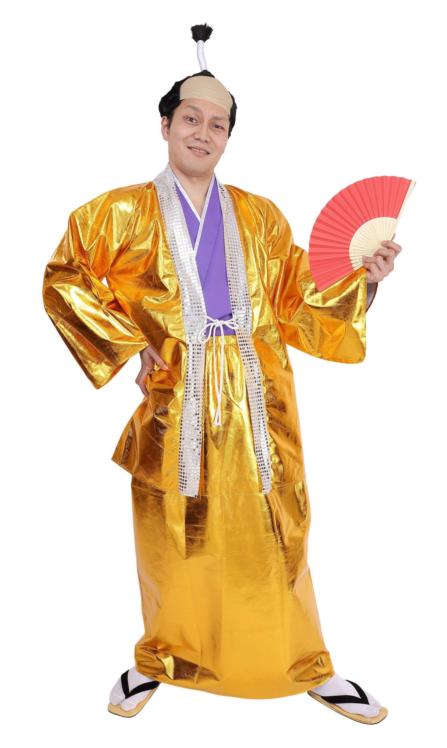Clearstone Gold Costume for Halloween Cosplay Men s Japanese-Style