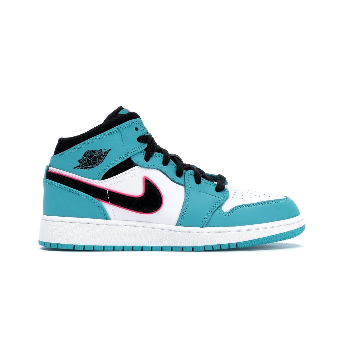 

Кроссовки Air Jordan 1 Mid SE GS South Beach Green Turbo-Green Black-Hyper-Pink-Orange-Pel BQ6931-306