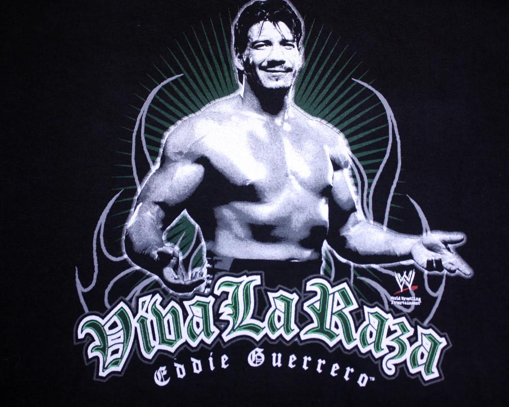 EDDIE GUERRERO VIVA LA RAZA Хлопковая футболка для мужчин Размеры S-4XL LI1419 Унисекс футболка XXXL