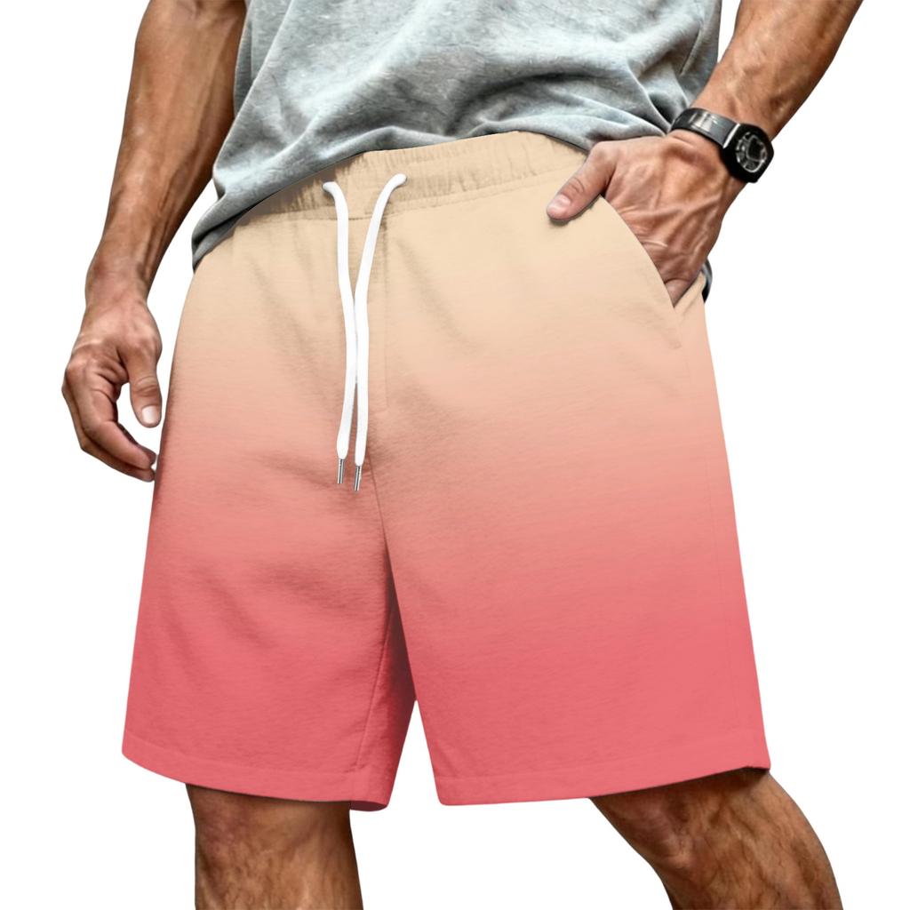 Men’s Basic Drawstring Shorts Relaxed Fit Summer Athletic Shorts Comfortable Loose Style for Everyday Wear