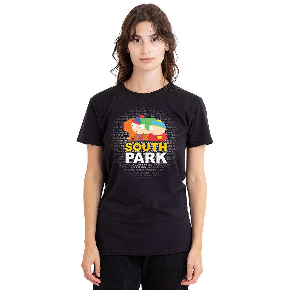 South Park Unisex Adult Lyrics T-Shirt