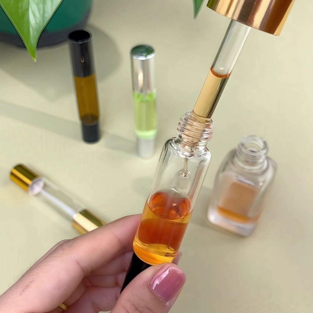 Aluminum Nozzle Glass Perfume Bottle 10ml Capacity Fragrance Atomizer Cosmetic Storage