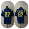 Men Women American Football Jersey Retro Style Embroidered Team Cotton Blend Sport Shirt Fan Wear