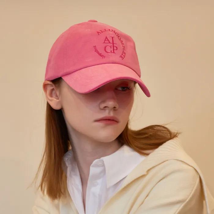 Round Logo Ball Cap (Pink)