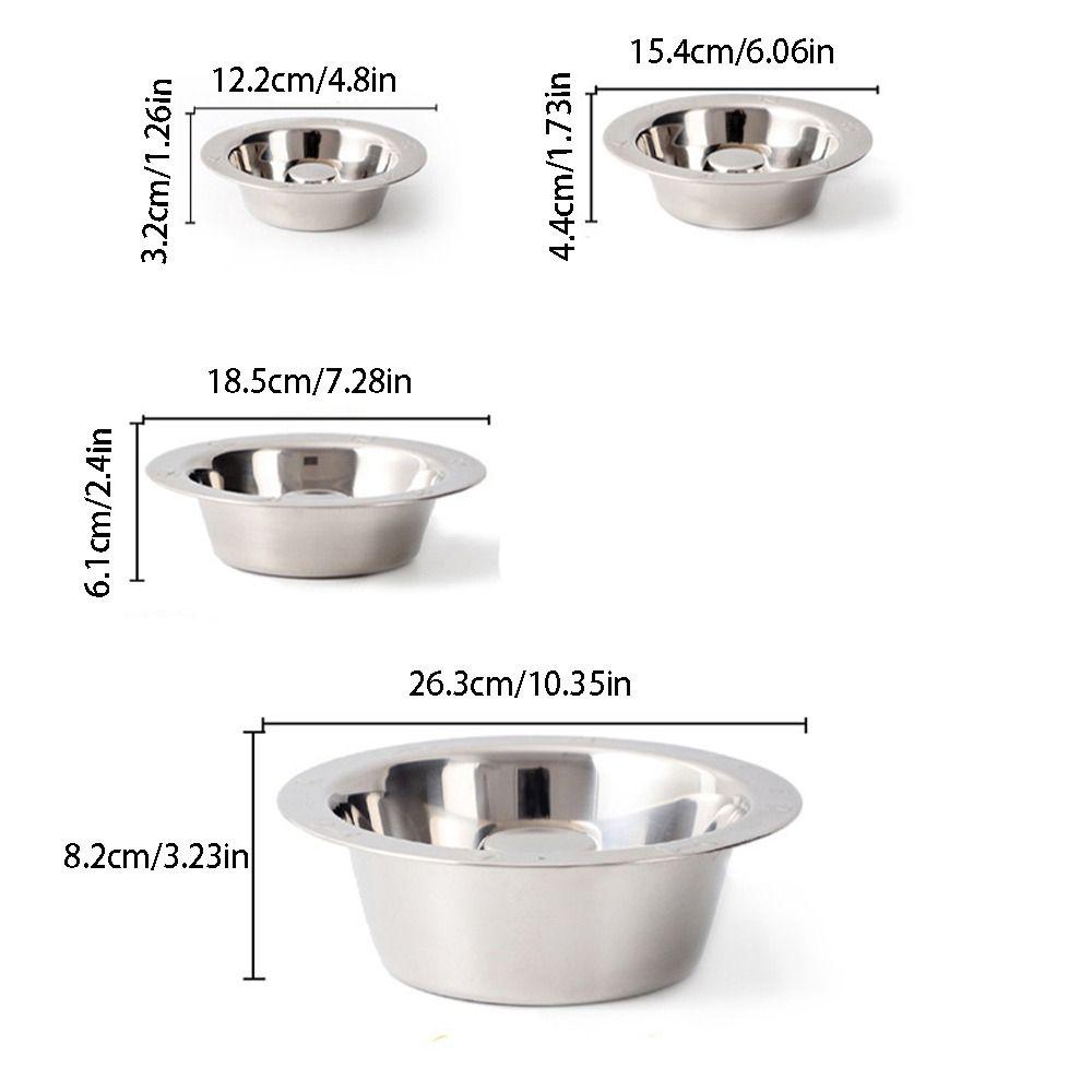 Anti-Slip Cat Food Dish Durable Dog Water Bowl Dog Basin Dog Feeding Bowl Animal Feeding
