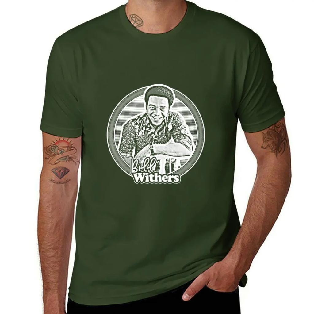 Bill Withers TShirt Boys Animal Print Unisex T Shirt Blanks Anime Tshirt Oversized T Shirts for Unisex