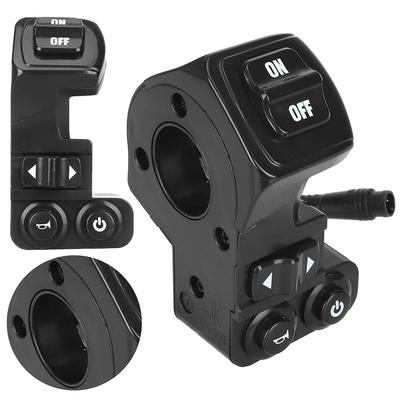 Electric Waterproof Scooter Turn Horn Switch Steering Horn Button Key Handlebar Toggle Switch for Kukirin G2Pro/G2ProDB/G2Max