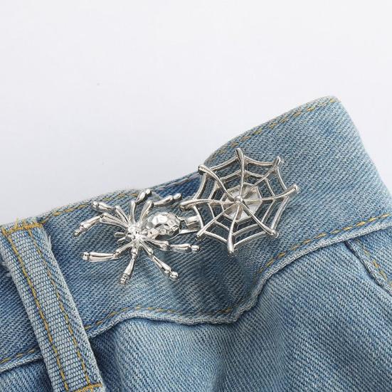 1/3Pcs Waist Buckle Removable Design Adjustable Buttons Removable Slot Buckles