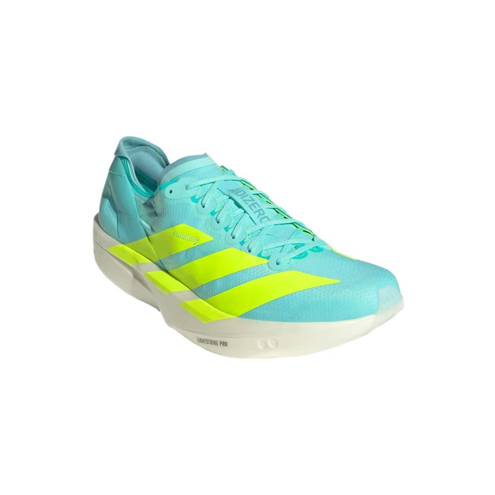 Adidas Adizero Takumi Sen 11 Fashion Comfortable Trendy Minimalist Shock Absorption Low Top Running Shoes Men Running Shoes Blue Yellow JQ2813
