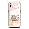 Peach And Goma Cat Phone Case for Oneplus 11 Nord N100 N10 10 7 8 9 9R 7T 8T N200 CE 2 9RT Z Pro 5G Silicone Cover Shell Capas