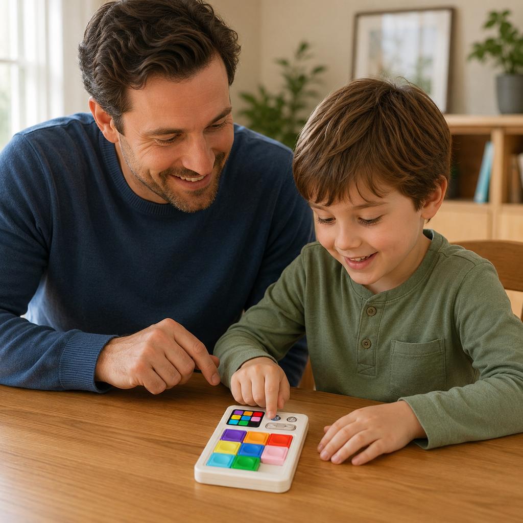 Electronic Klotski Puzzle, Sliding Puzzle for Adults and Kids, Teaser Toy