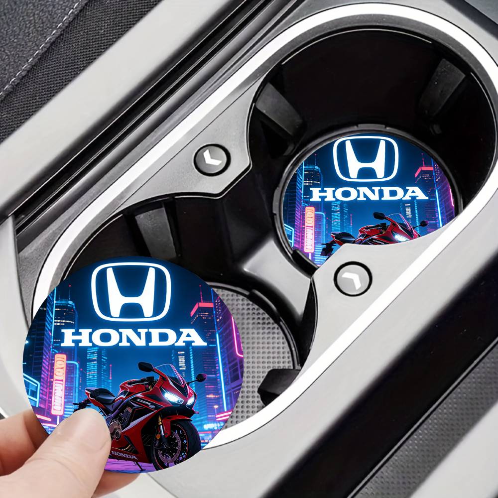 AAADC1 For Honda New Car Cup Holder Anti-Slip Silicone 7cm Insert Coaster Mat Universal Car Accessories Black Fit Most Cars