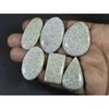 222Cts. Natural Fossil Coral Mix Cabochon Loose Gemstone 6Pcs Lot C-1900