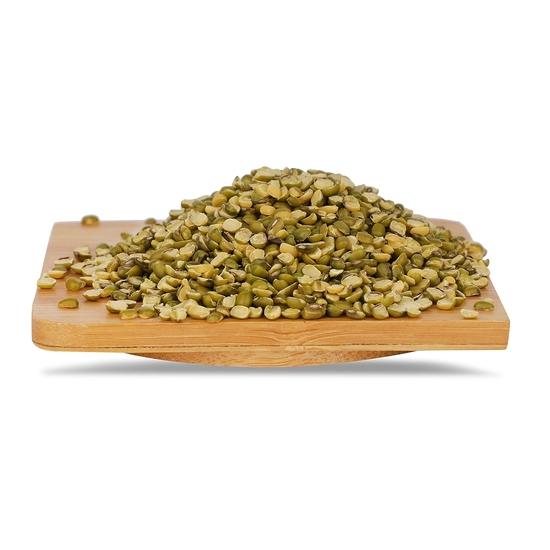Organic Green Moong Dal Split - 450 Gram | Vegan, Gluten Free and NO Preservatives (Moong Chilka) / NPOP Certified I Organic Ceritfied