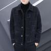 Herren Wollmantel mit Fleece, Herbst/Winter Neuer Stil, Lässige Kurze Reversjacke