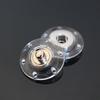 10pcs Invisible Round Transparent Resin Snap Button Plastic Snap Button for Cardigan Overcoat Handbags Sweater Clothes Accessory