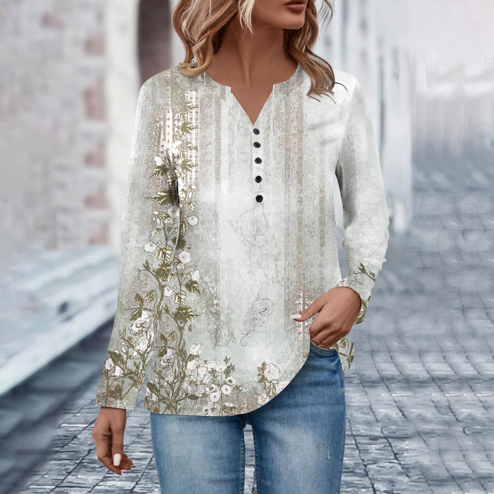 

Женская плиссированная футболка на пуговицах с v-образным вырезом и длинными рукавами, модные топы, туника на пуговицах, женская деловая хлопковая повседневная рубашка, топы XL белый