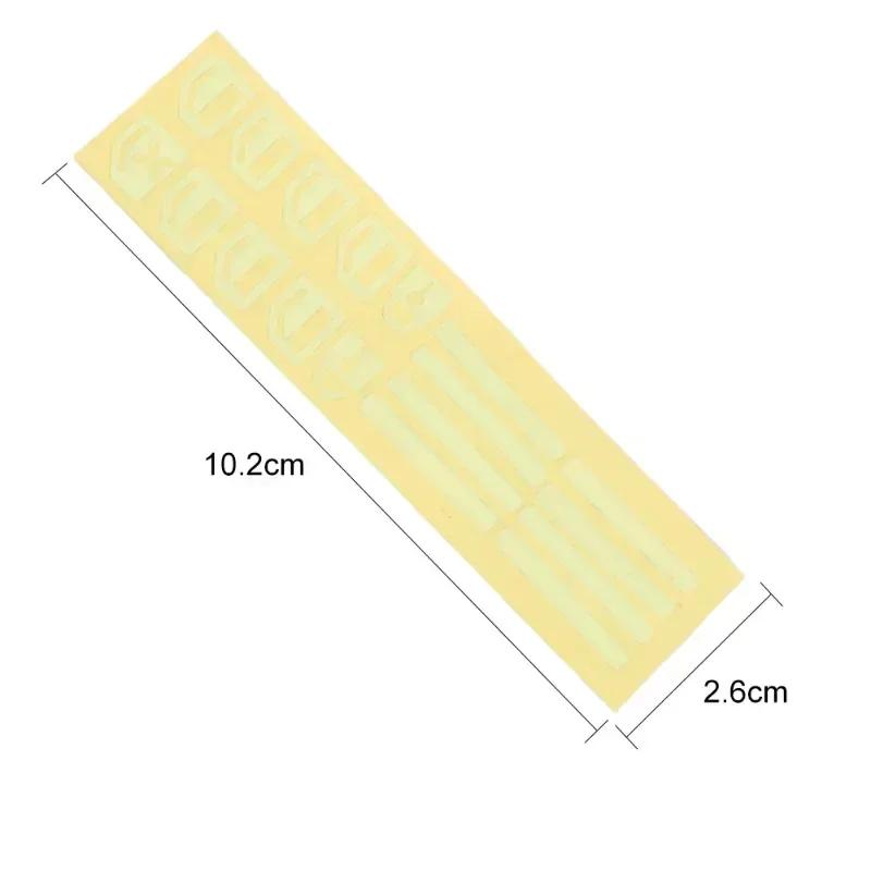 Car Window Button Colorful Luminous Sticker Car Window Lifting Switch Night Fluorescent Decal Car Interior Glow Reminder Sticker