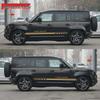 New Defender Side Skirt Car Decals: Modified Waistline Decoration with Personality Color Stripes